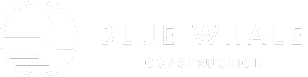 Blue Whale Construction Logo